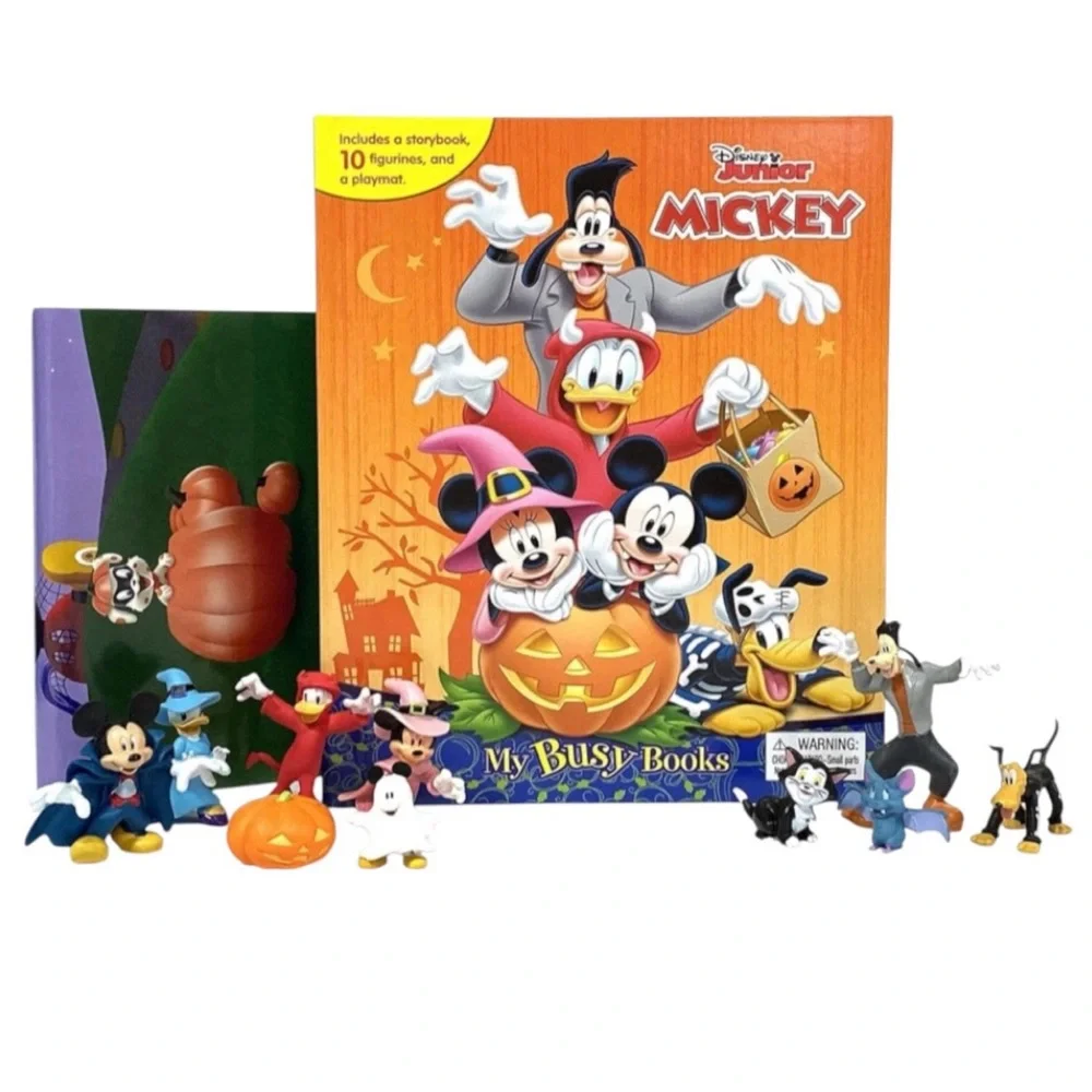 Disney’s Junior Mickey Halloween My Busy Book Set (NWT)